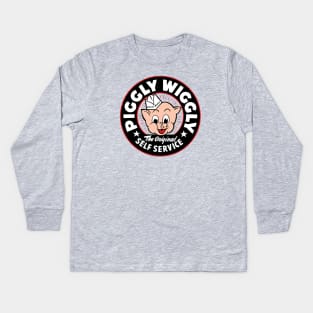 Piggly Wiggly Kids Long Sleeve T-Shirt